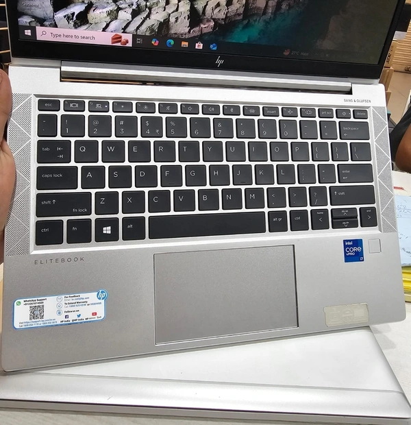 SKU-0475/ CORE I7/ HP ELITE-BOOK 830 G8 / Business Series Laptop/ (CORE I7 Processor /11th Gen/ 8 GB Ram/ 256 GB SSD/ HD Webcam/14.1'' FHD LED / Win 10/11 Pro Installed + MS Office/ Adapter/ (Refurbished)