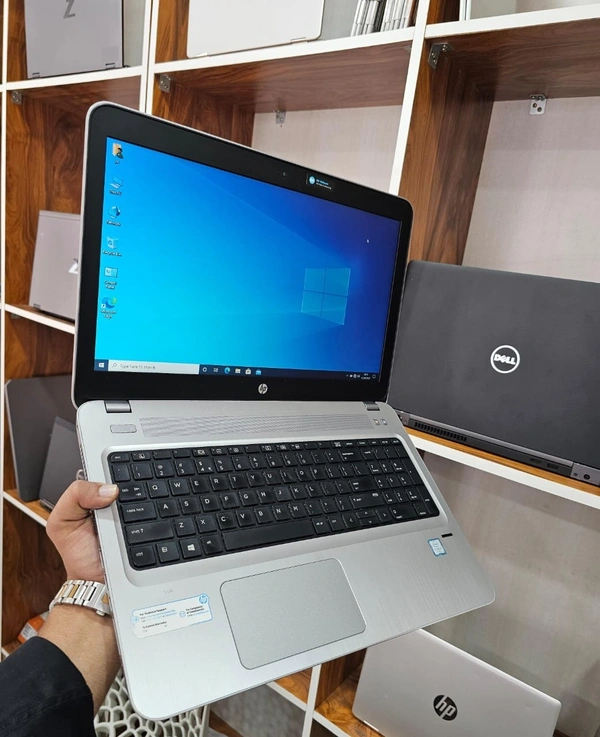 SKU-0467/ CORE I5/ HP PRO-BOOK 450 G4/ I5 Processor/ 7th Gen /2 GB NVIDIA Graphic Card/  8 GB Ram/ 256 GB SSD / 15.6-inches FHD LED / Laptop, /Windows 10/ 11 PRO LICENCE + MS OFFICE /Integrated Graphics, Black( Refurb )