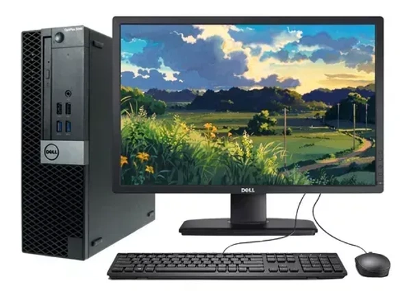 CORE I5- 6TH GEN- Branded Set-  (Refurbished) Dell Intel 6th- Gen Core i5 Desktop (4 GB RAM/ 500 GB HDD/ Dell LED 19" Monitor/ Dell USB Keyboard &Mouse/ Windows 10 Pro/MS Office/Intel Integrated Graphics,Black) DELL Optiplex 5040- 1 Year Warrenty
