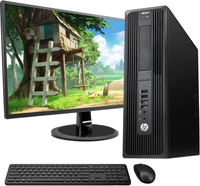 SKU-0537/ HP Z240 PCs Desktop (6th Gen Core i5- 8 GB / 256 GB SSD  / Windows MS Office Intel HD Graphics), Black.