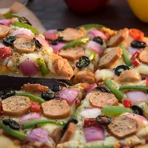 Chicken Sausage Pizza - 10