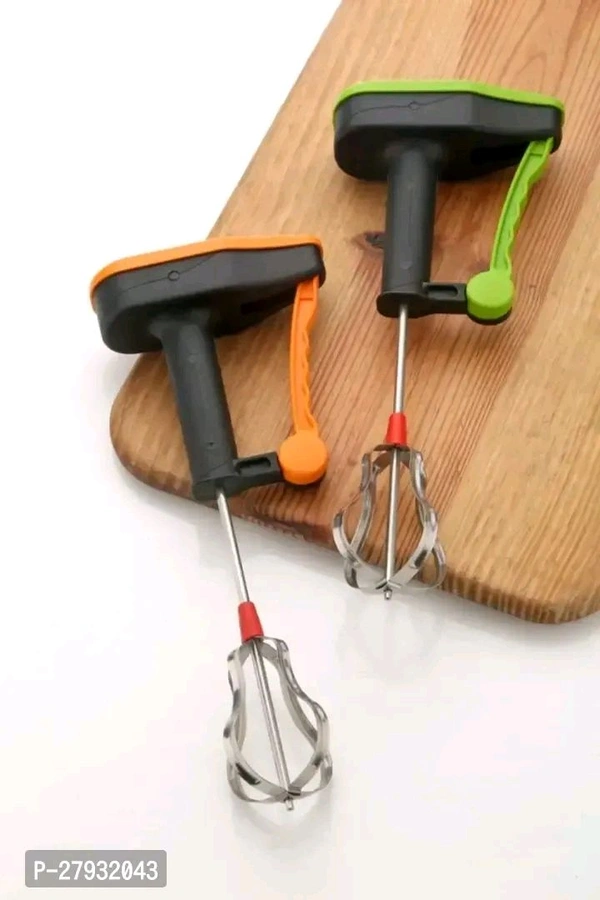 Ferrena Hand press Blender and Beater for Milk Lassi Maker, Egg Beater, Mixer, Shaker ( Multicolour)