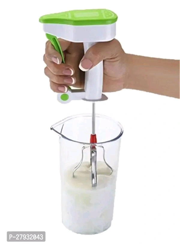 Ferrena Hand press Blender and Beater for Milk Lassi Maker, Egg Beater, Mixer, Shaker ( Multicolour)