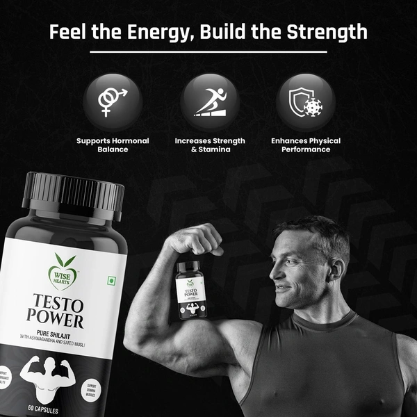 Testo Power - 60 Capsules Per Bottle