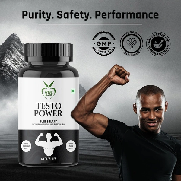 Testo Power - 60 Capsules Per Bottle