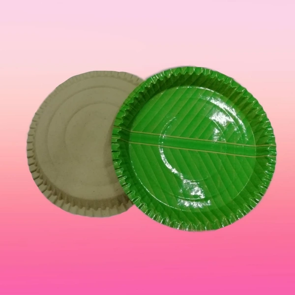 140 Gsm 10 Inch Tiffin Plate(15 Pcs) - Kala-Pata , 10 inch