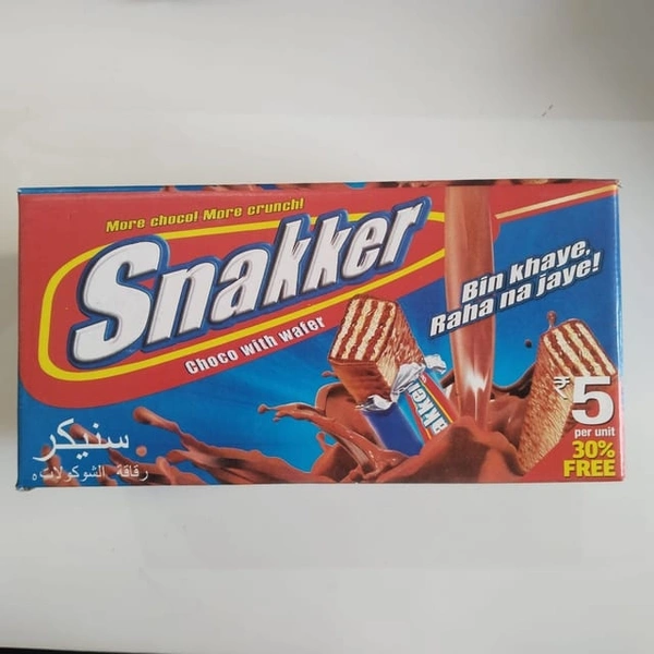 Priya gold  Snakker Baffer Chocolate 30 Piece Pack ( Mrp 5/-)