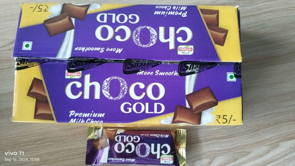 CHOCO GOLD CHOCOLATE MRP 5 /- X 30 PIECE