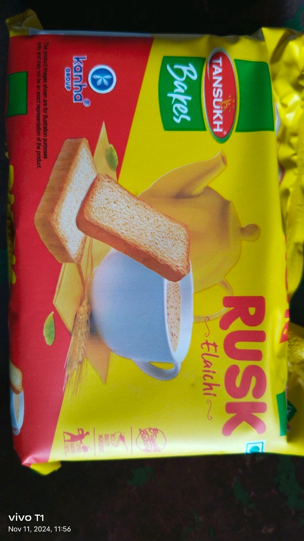 Kanha Rusk 42 Piece Per Box ( Mrp 10/-)