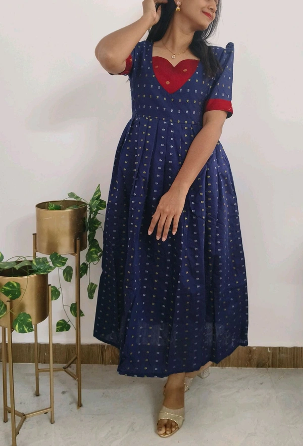 Neelam-Silk Feeding Wear - Ultramarine, L