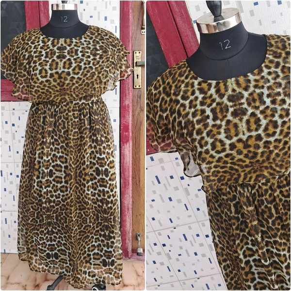 Wild Heart-Georgette Feeding Maxi - Cinnamon, Xxl