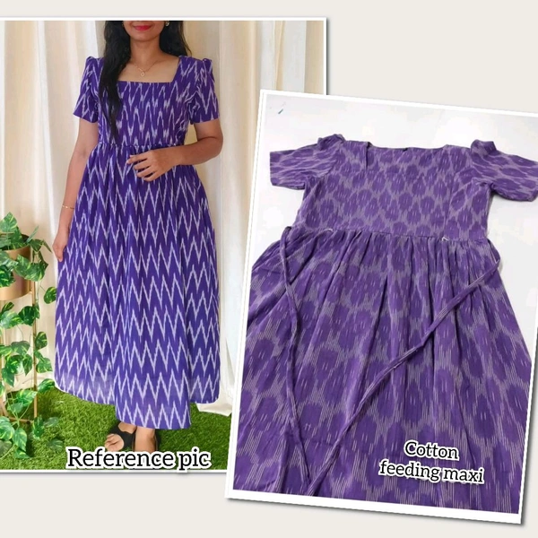 Violet-Ikkat Feeding Maxi - Fuchsia Blue, Xxl