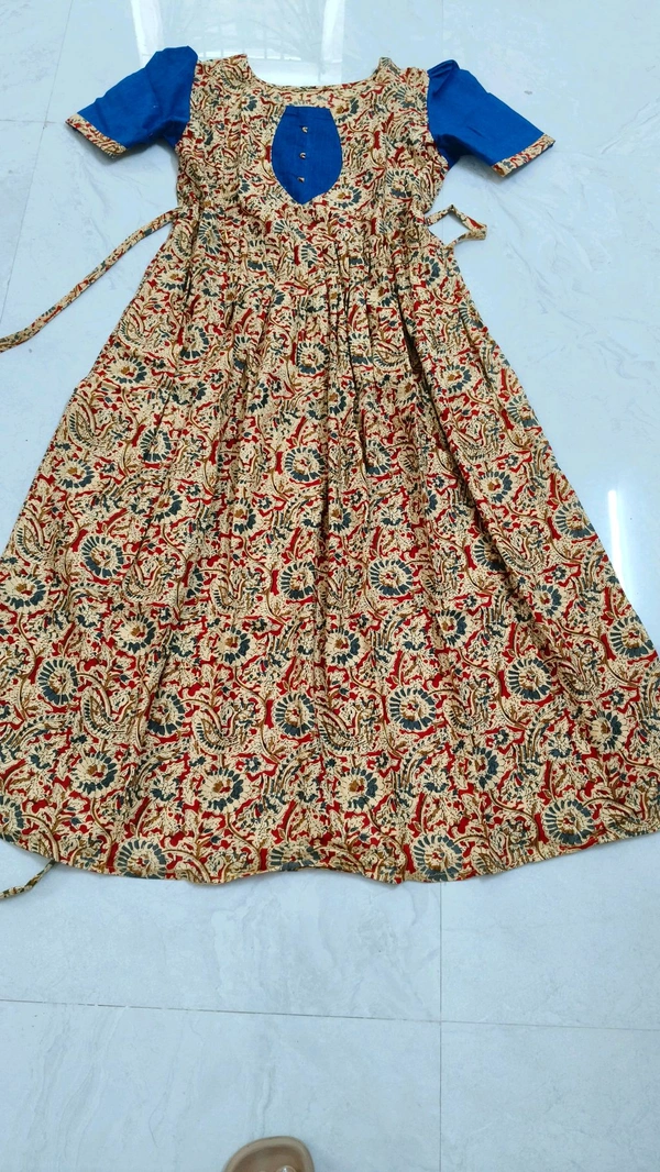 Kalamkari Feeding Kurti - M