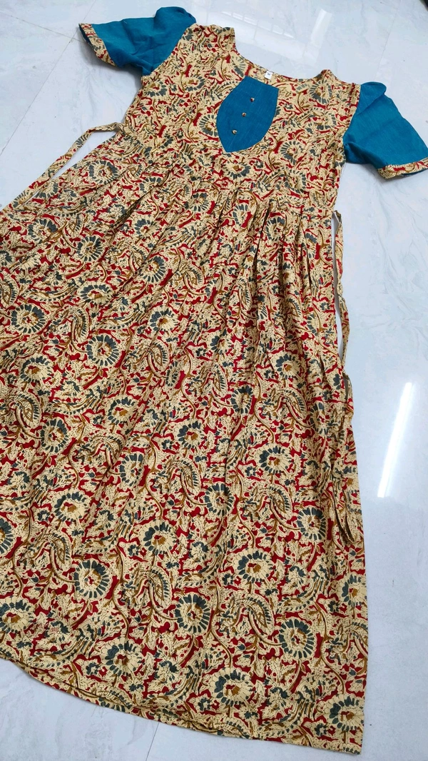 Kalamkari Feeding Kurti - Xl