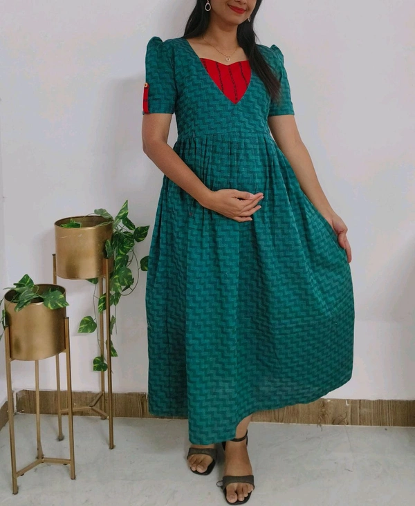 Feeding- Kurti Dupatta Set - Sherpa Blue, L