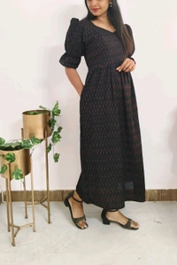 Black-Ikkat Feeding Maxi - Black, Xl-42