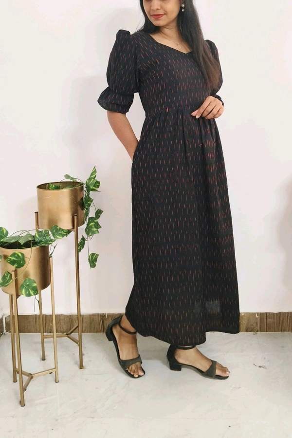 Black-Ikkat Feeding Maxi - Black, Xl-42