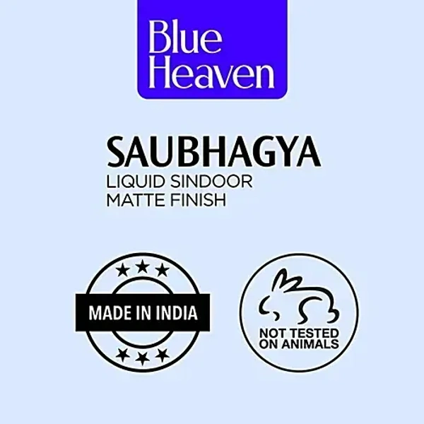 Blue Haven  Blue Heaven Saubhagya Liquid Sindoor - Matte Finish, Long Stay, 7 ml Red - 1