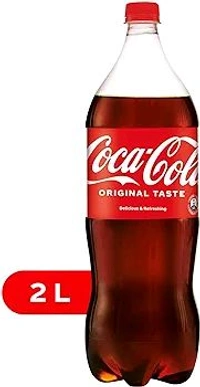 Coca-Cola Original Taste Cola Soft Drink Pet Bottle, 2 L