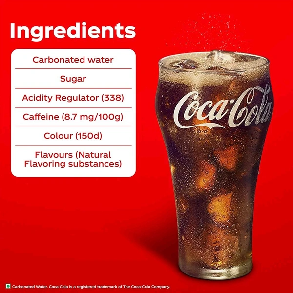 Coca-Cola Original Taste Cola Soft Drink Pet Bottle, 2 L