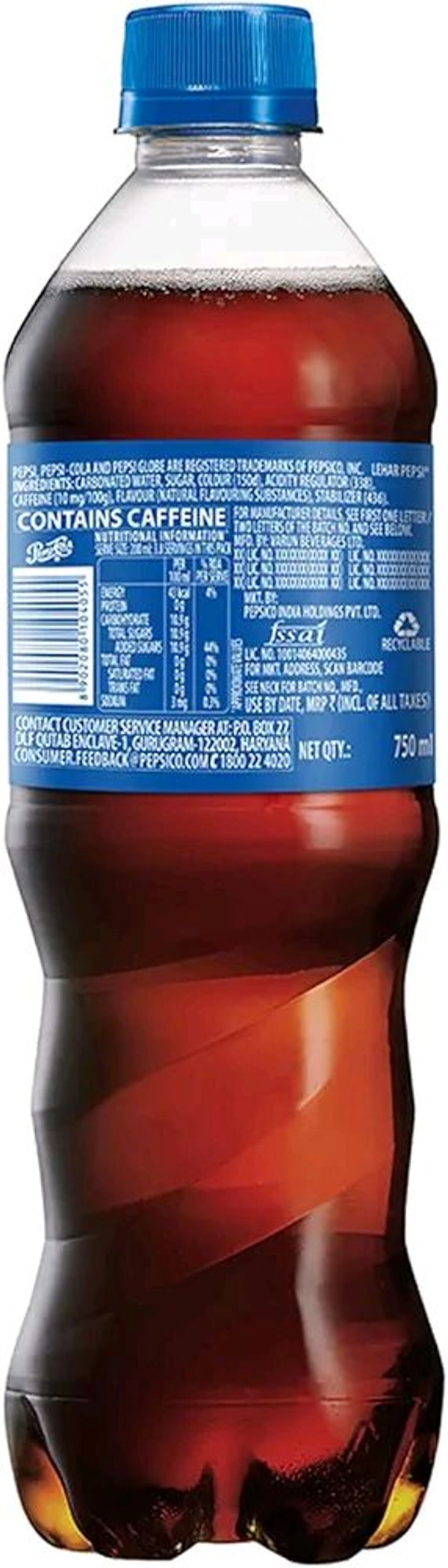 Pepsi Soft Drink, 750 ml