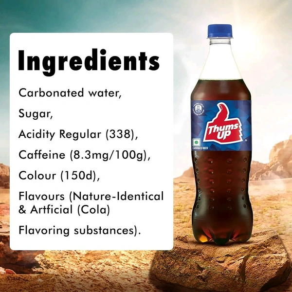 Thums Up Soft Drink, 600 ml