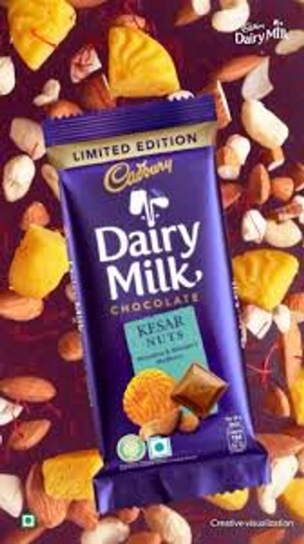 Cadbury Dairy Milk  Kesar Nuts ( Monalisa & Shivam's Madbury)