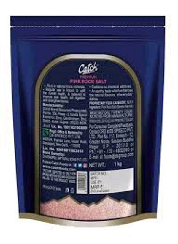 Catch Premium Iodised Pink Rock Salt - 1kg