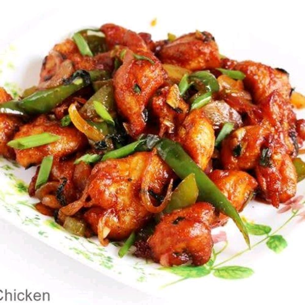 ZAIKA RESTURANT  Chilli Chicken ( 8 PCS )