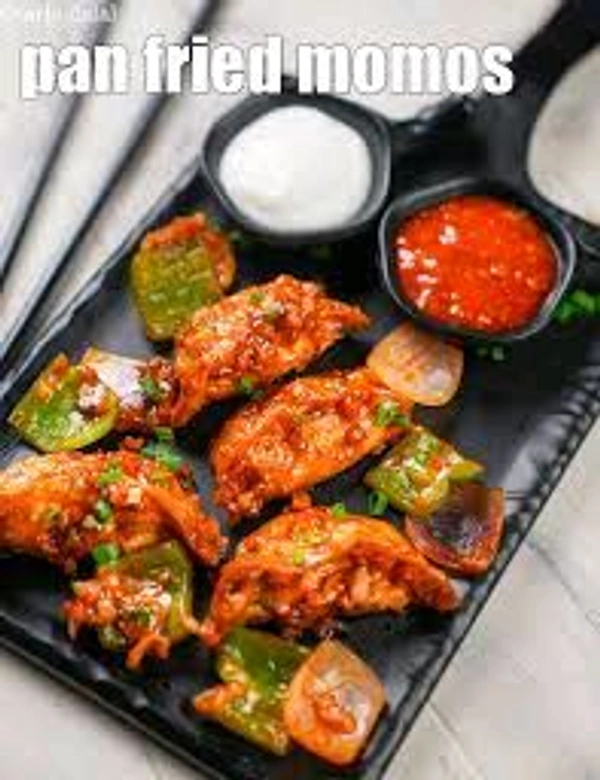 ZAIKA RESTURANT  Chicken Momo ( Pan Tossed 6 PCS)
