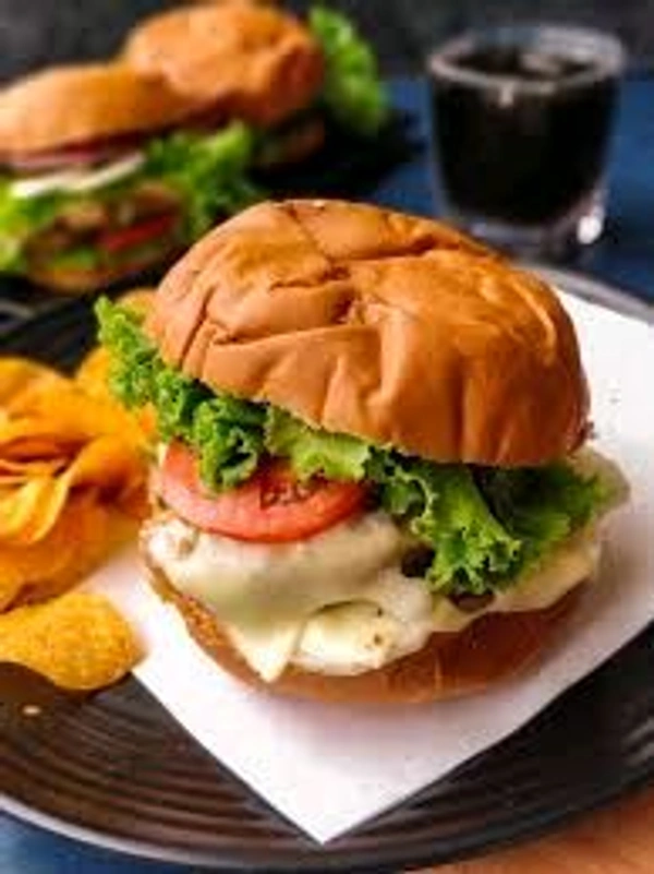 BR MOMO Veg Cheese Paneer Burger 