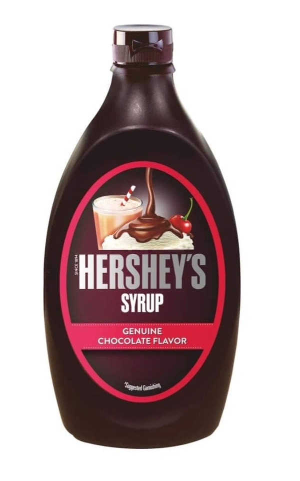 HERSHEY'S Chocolate Flavored Syrup | Delicious Chocolate Flavor | 623 Gm Bottle, Liquid