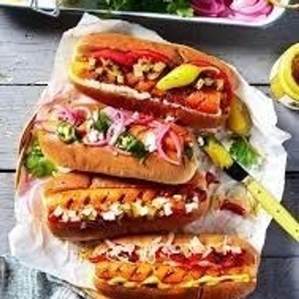 7th heaven Saucy Veg Hot Dog