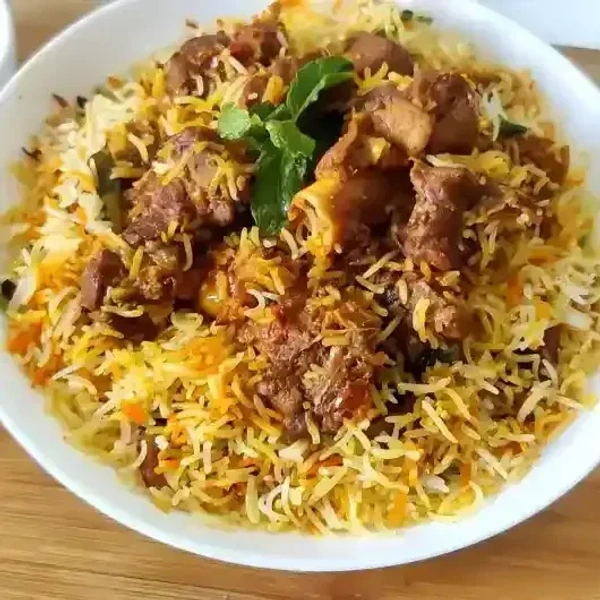 Bharat Restaurant Mutton Biryani Full (4Pcs)