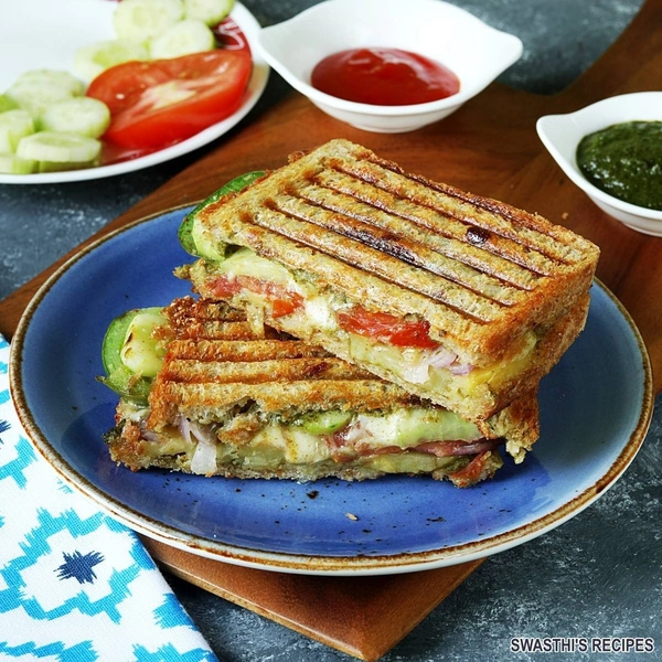 7th heaven Vegetable Cheese Grilled Sandwich