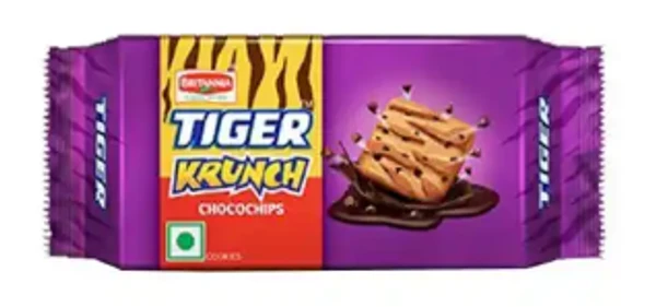 BRITANNIA TIGER KRUNCH CHOCO CHIP COOKIES 63 GM