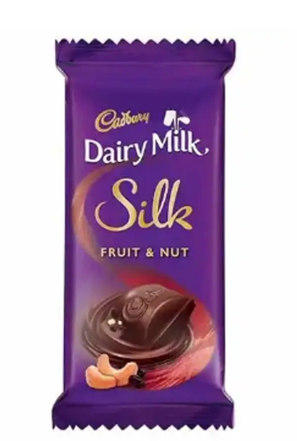 CADBURY SILK FRUIT N NUT CHOCOLATE BAR 55 G