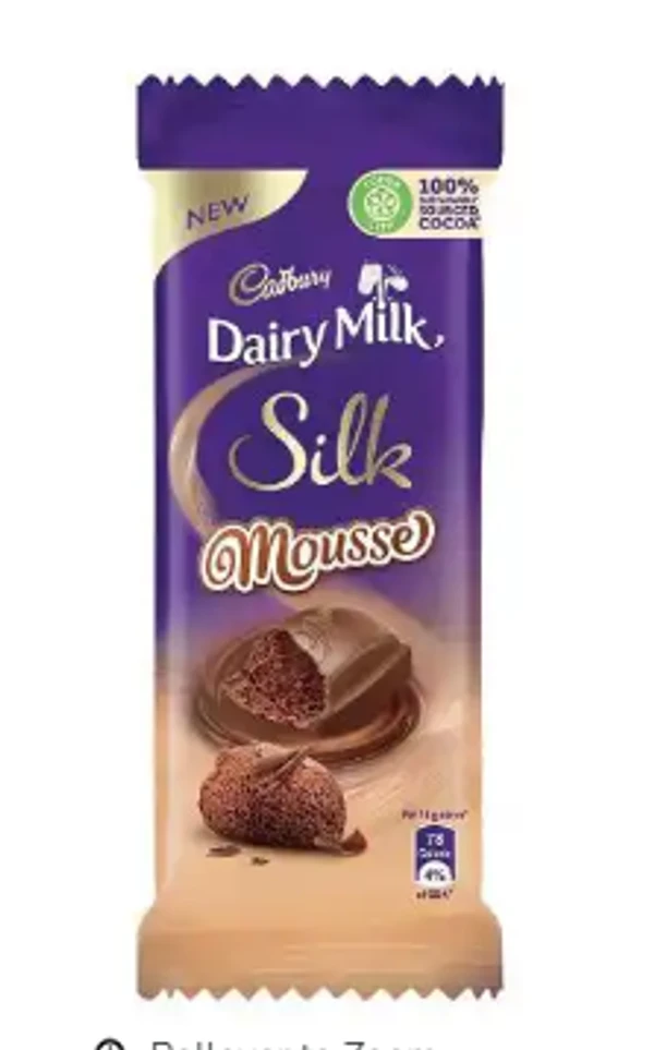 CADBURY SILK MOUSSE SMALL CHOCOLATE BAR 54 GM