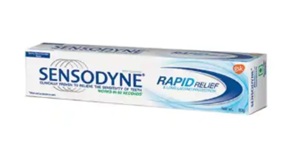 SENSODYNE RAPID RELIEF TOOTHPASTE 80 G - 80 GM