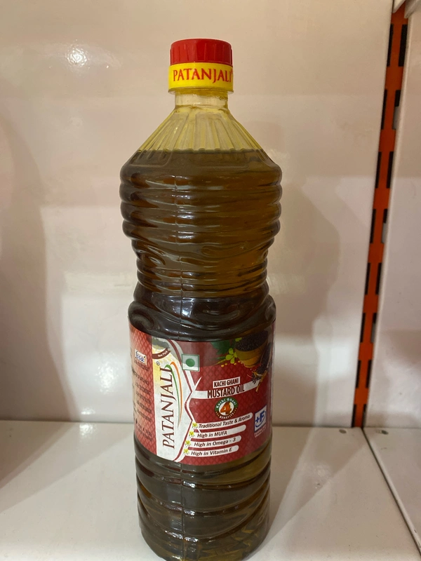 PATANJALI KACHI GHANI MUSTARD OIL 1L - 1L