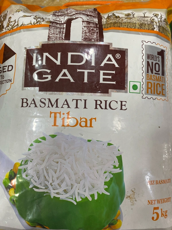 INDIA GATE TIBAR BASMATI 5KG - 5KG