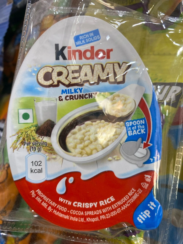 KINDER CREAMY MILK&CRUNCHY