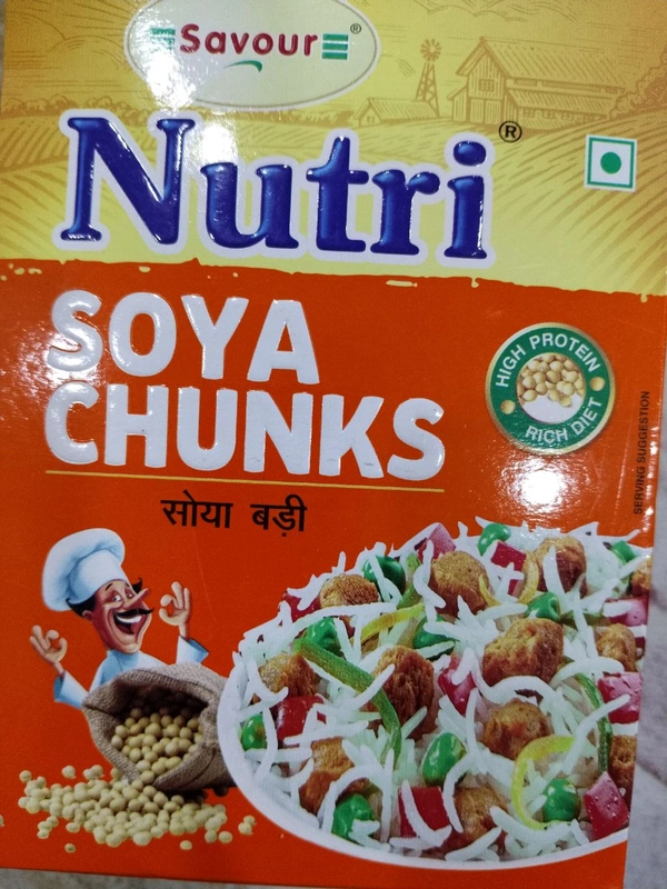 SAVOUR NUTRI SOYA CHUNKS 200G - Web Orange