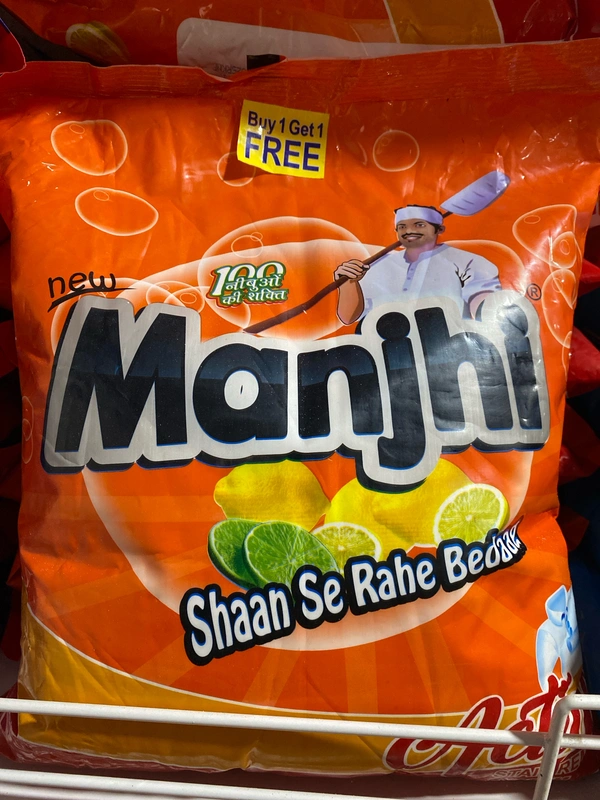 MANJHI WASHING POWDER 4KG B1G1