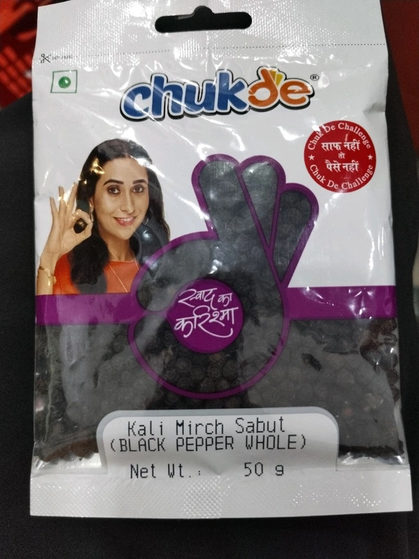 CHUK DE KALI MIRCH SABUT 50G