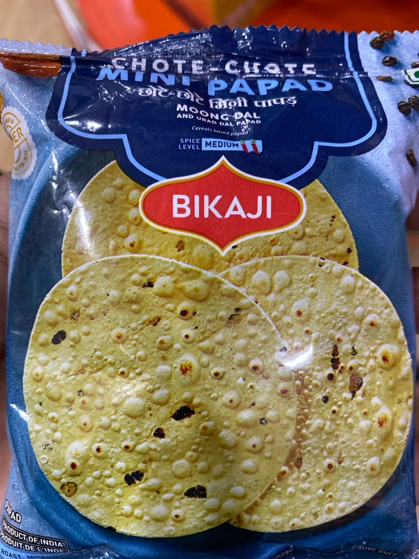 BIKAJI MINI PAPAD 100G 