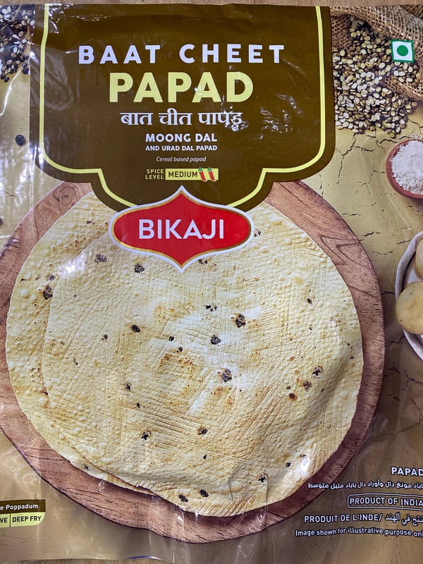 BIKAJI BAAT CHEET PAPAD 250G 