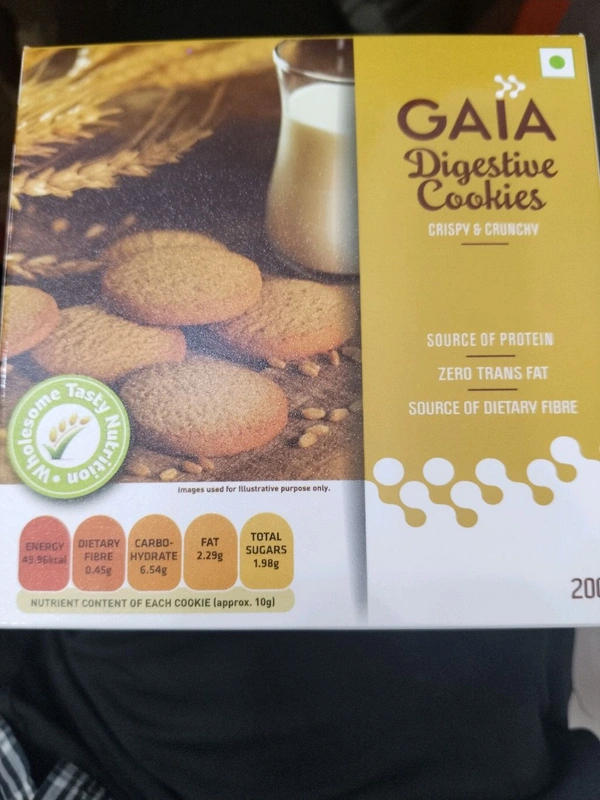GAIA DIGESTIVE COOKIES 200G