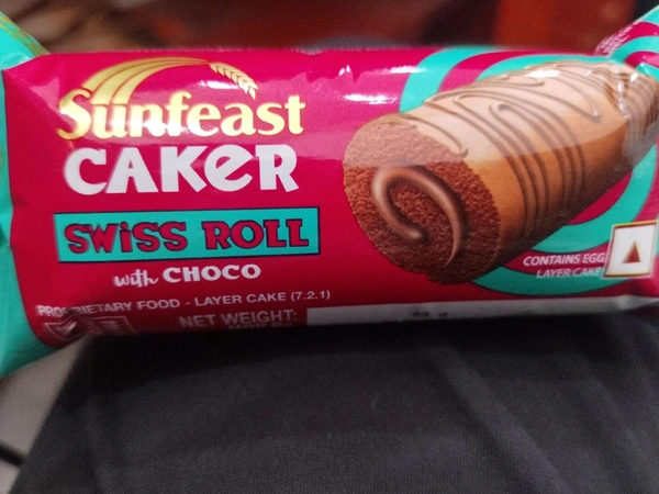 SUNFEAST CAKER SWISS ROLE CHOCO 29G
