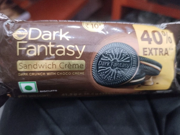 SUNFEAST DF SANDWICH CREME DARK CRUNCH 58.1G